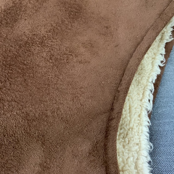 CHAPS women’s super soft teddy Sherpa lining Vest XS. - Picture 4 of 9